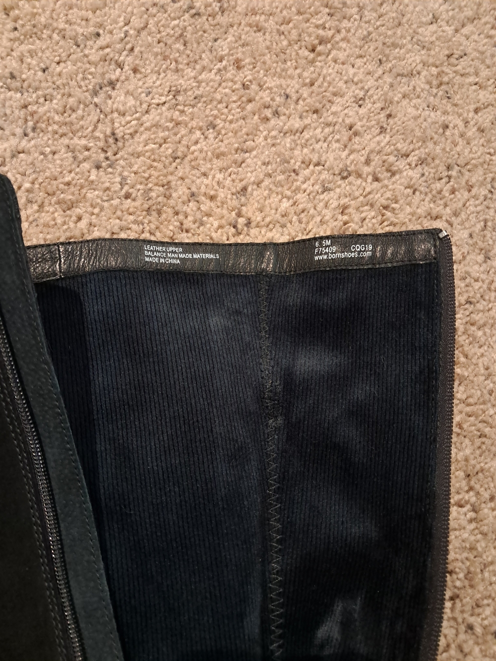 Born Black Over-the-Knee Suede Boots - Picture 11 of 12